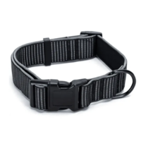 Reflexný obojok XL 4cm x 50-70 cm čierny